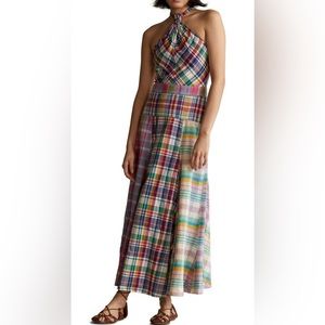 Polo by Ralph Lauren Madras Plaid Maxi Dress